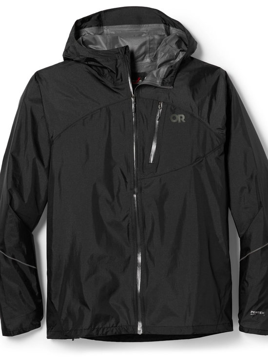 Outdoor Research Other - Outdoor Research Black Men’s Helium Rain Hooded Jacket Size M New Without Tags